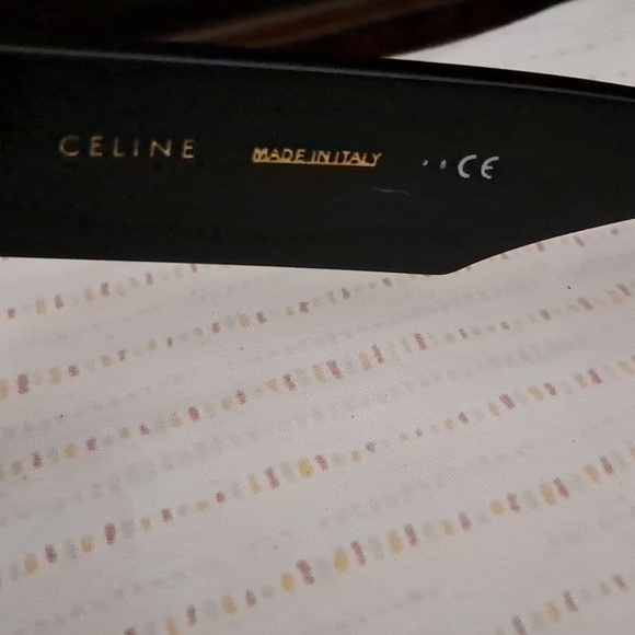 Oversized Celine Flap top acetate sunglasses - Picture 3 of 3